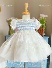 Load image into Gallery viewer, Silk organza smocked dress